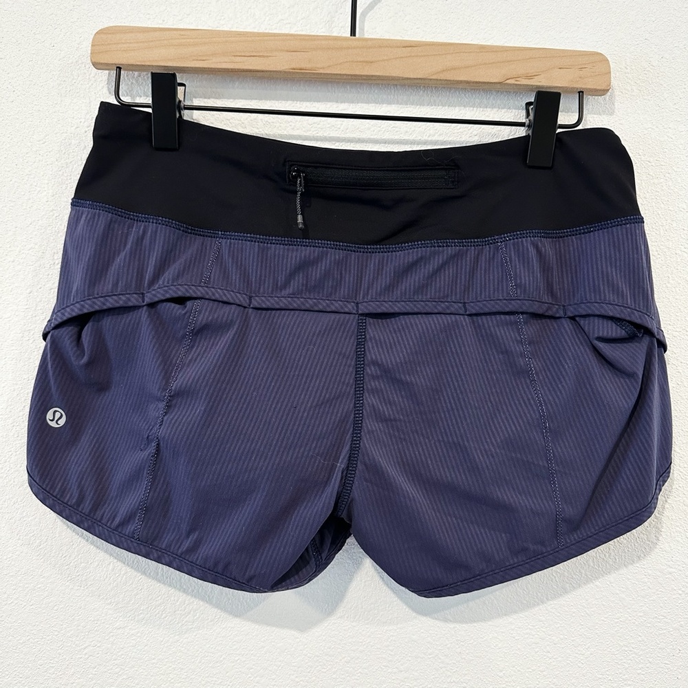Lululemon Speed Short Cadet Navy Mini Stripe |R6